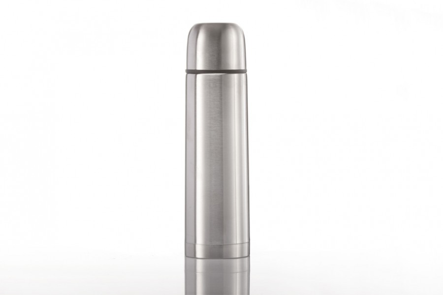 Doppelwandige Thermosflasche aus Edelstahl mit Vakuumverschluß - Ausgefallene Geschenke