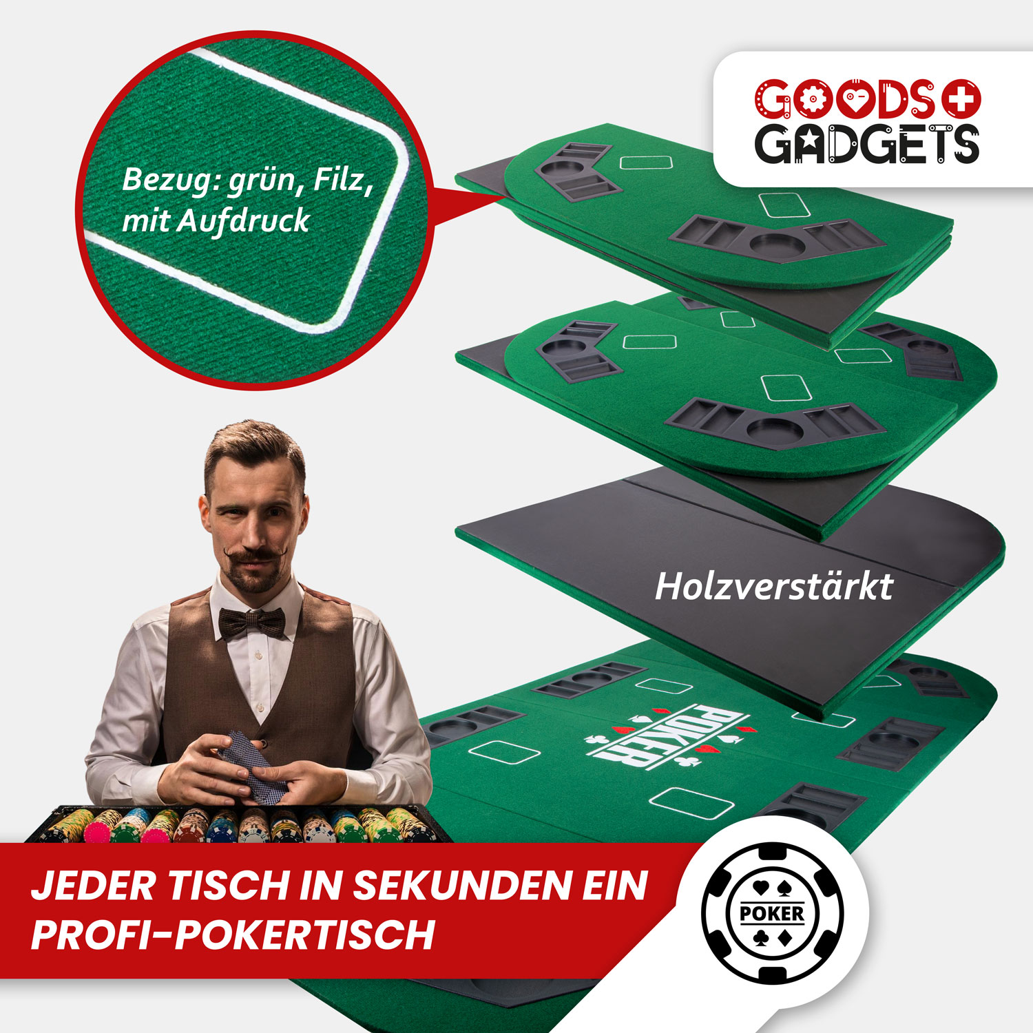 Pokertischauflage Pokertischauflage