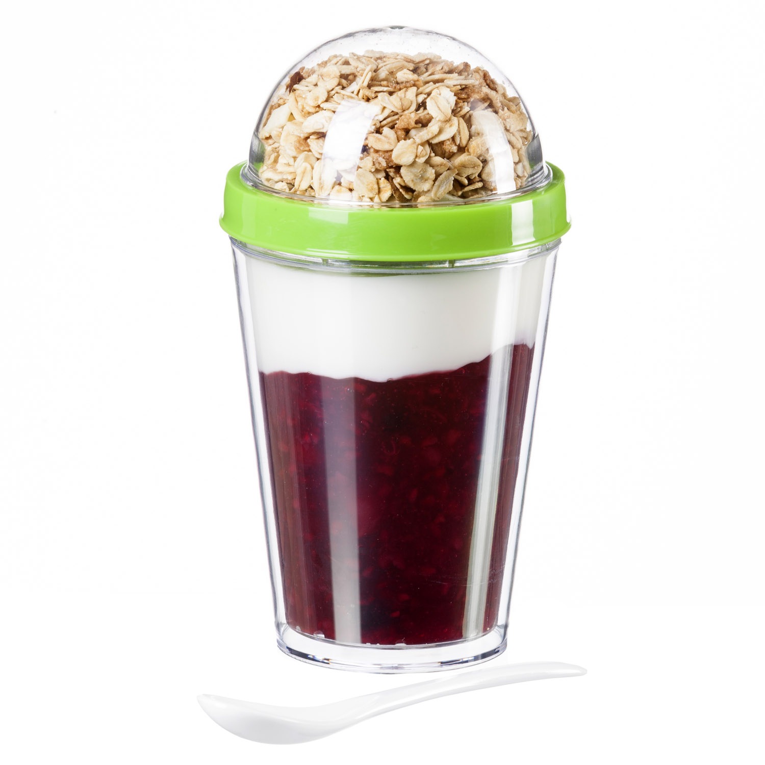 MüslitoGo Joghurtbecher to go Müslibecher Müslischale JoghurtBecher + Löffel eBay