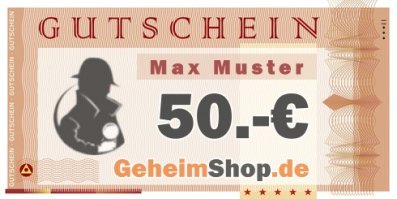 Gutscheine vom Geheimshop