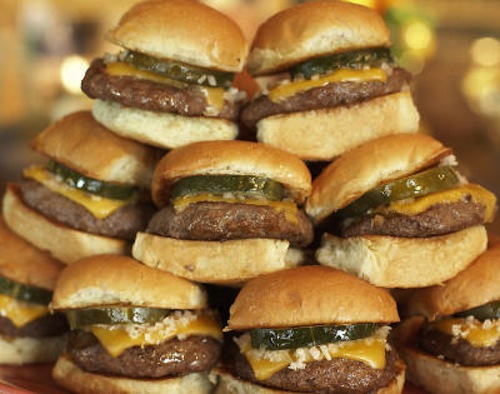 Cheeseburger Cheeseburger gestapelt