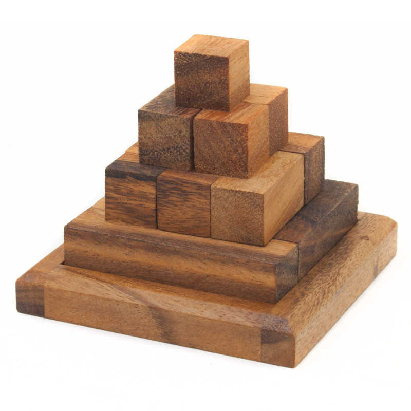 Holzpuzzle Pyramide