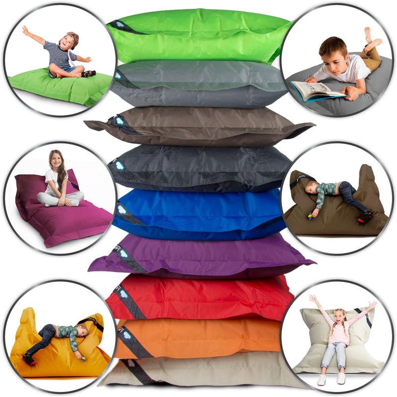 LazyBag Outdoor Sitzsack Junior - Wasserfestes Sitzkissen für Kinder