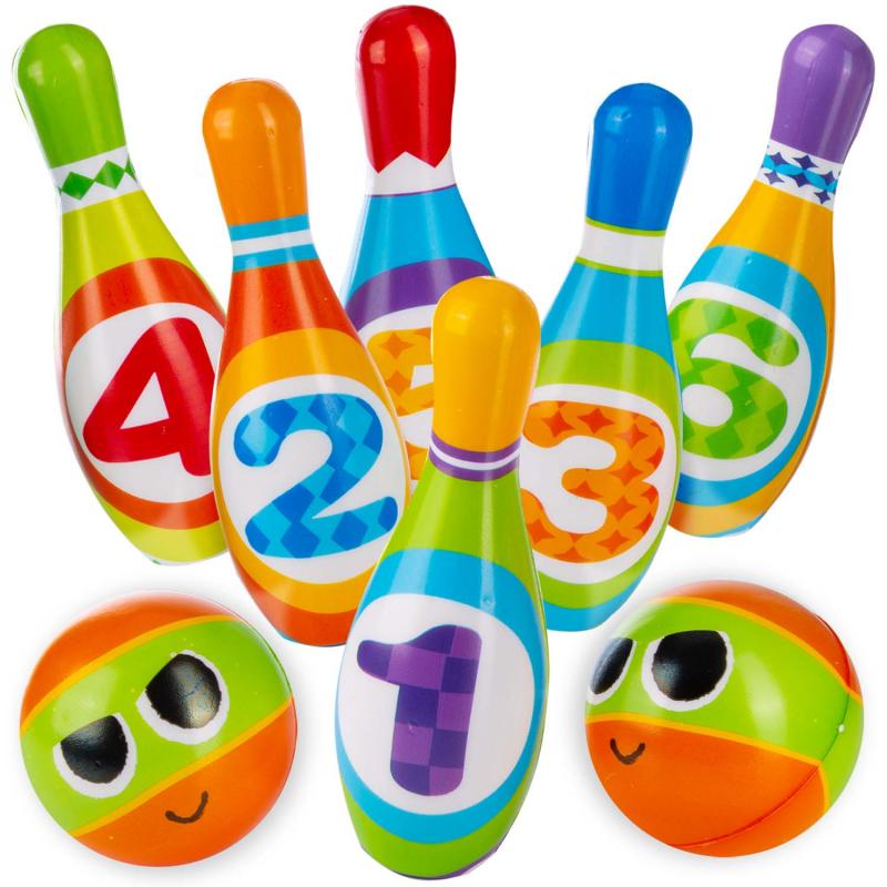 PU Bowling Set aus Gummi für Kinder