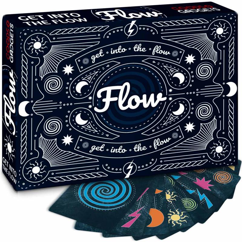 Flow ist das wohl schnellste Kartenspiel der Welt für 4 Personen