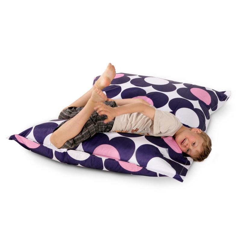 Sitzsack Junior Nightflower Blau Pink