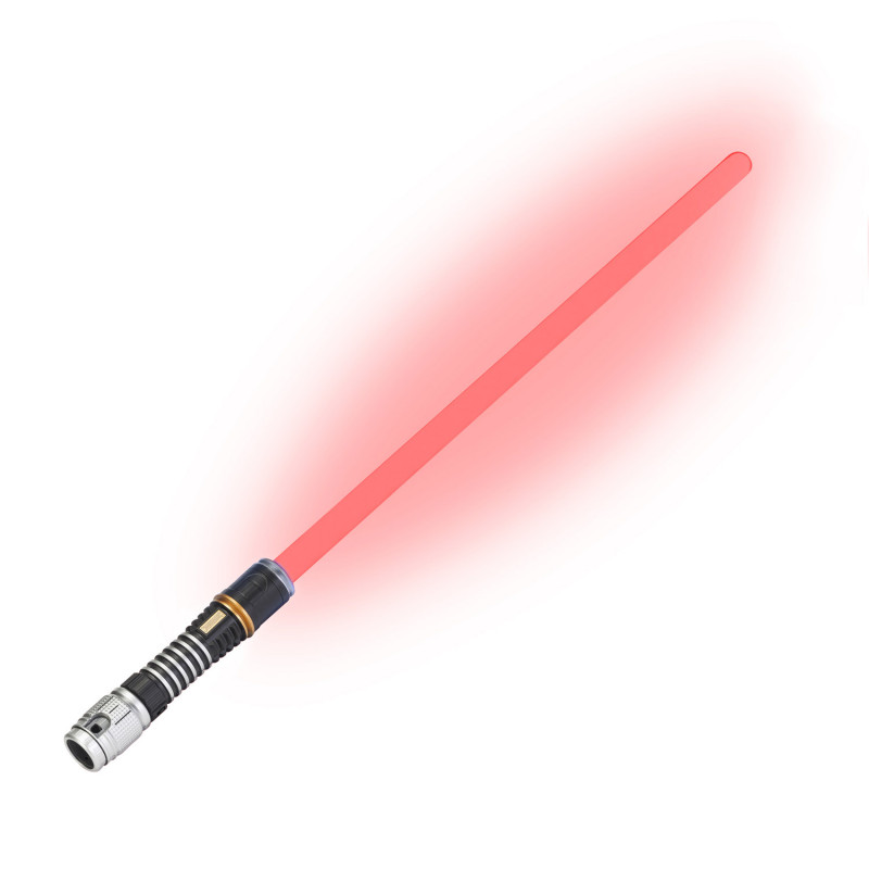 Rotes Laserschwert mit ausfahrbarer Klinge