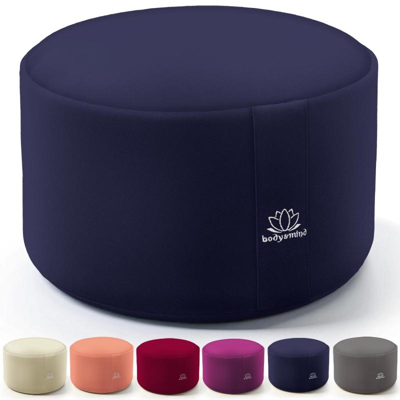 yogakissen meditationskissen blau