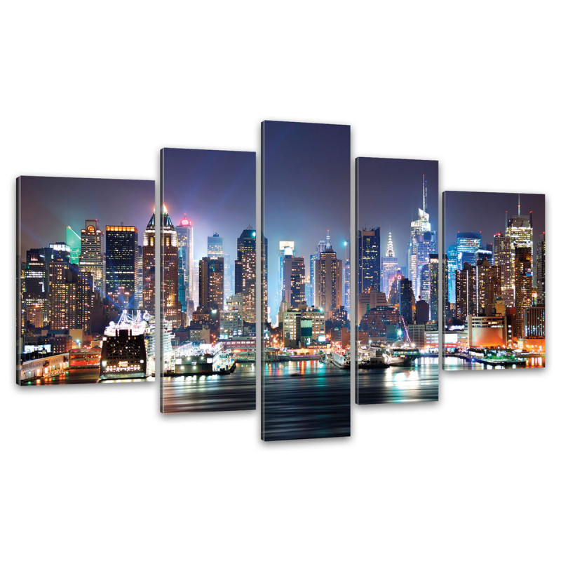 New York Skyline Kunstdruck Bilder