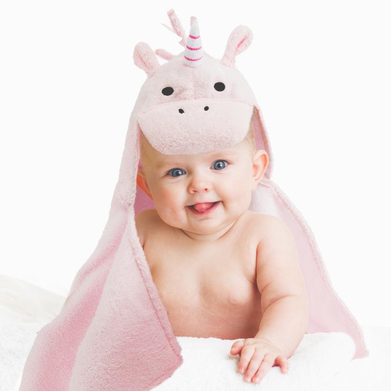kuscheliges  Baby Mädchen  Kapuzenbadetuch Unicorn,Einhorn❤❤❤ NEU