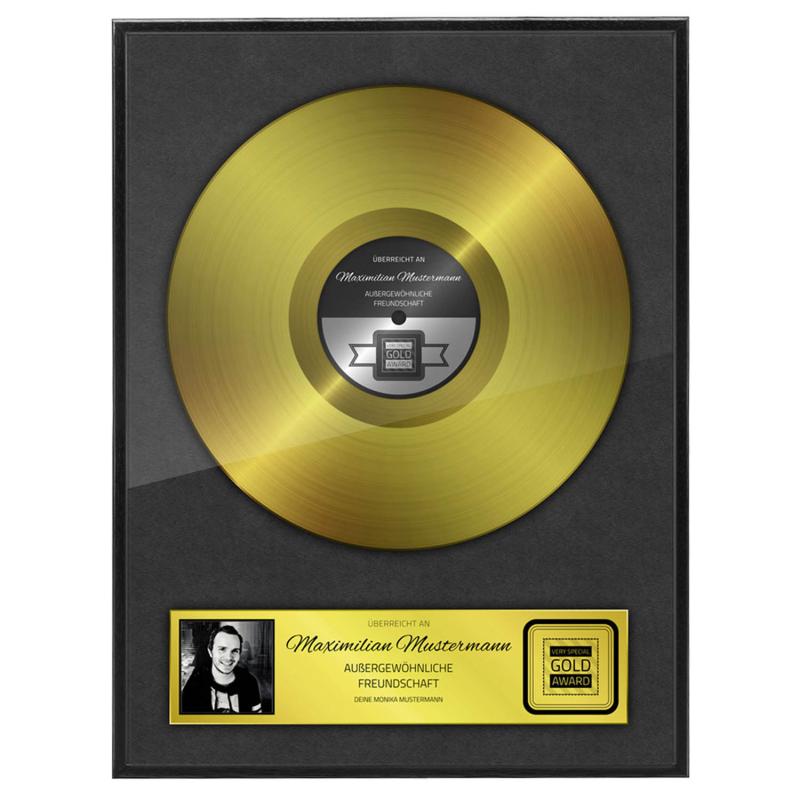 Goldene Schallplatte Geschenk Gold Schallplatte Geheimshop De