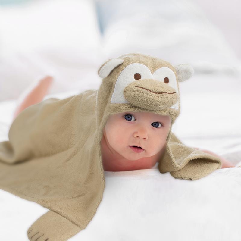 Baby Kapuzenhandtuch Affe