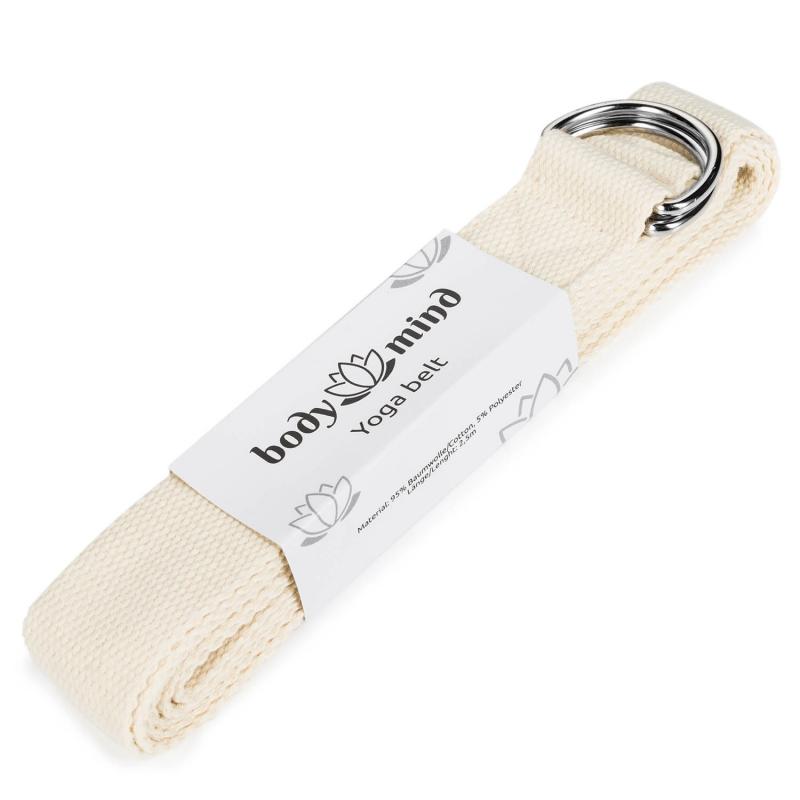 Yogagürtel Cotton Baumwolle Beige Naturfarben