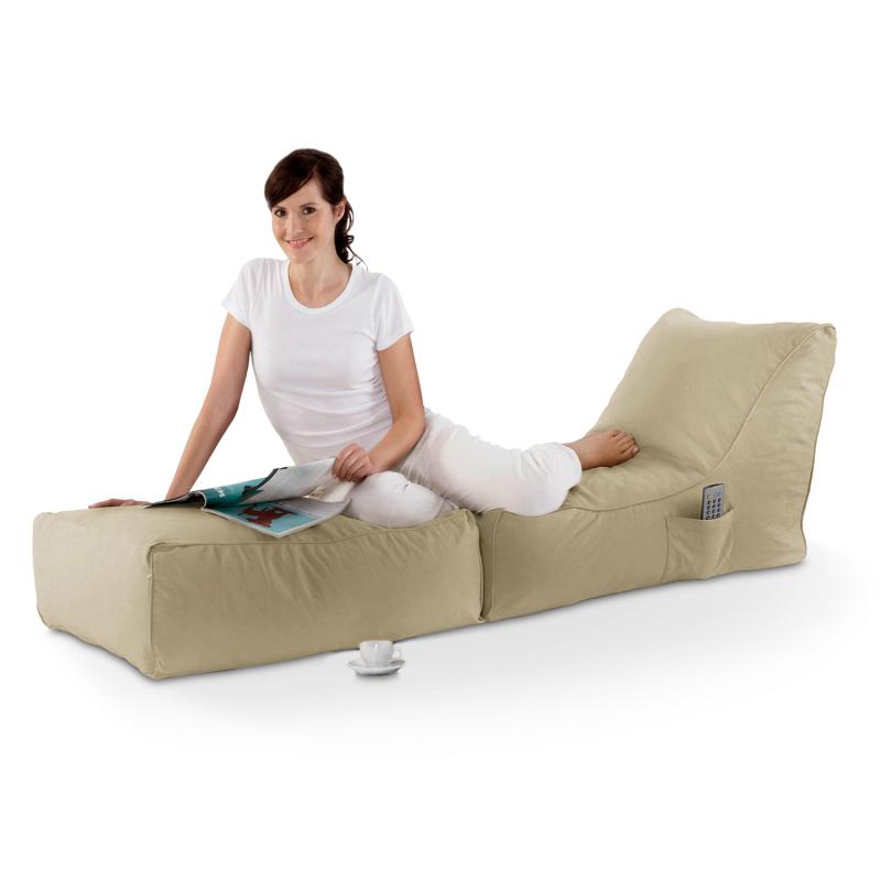 Sitzsack Lounge Folder beige