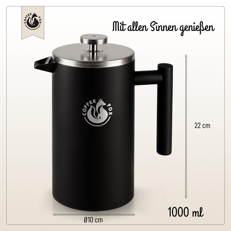 French Press Kaffeebereiter Filterkanne