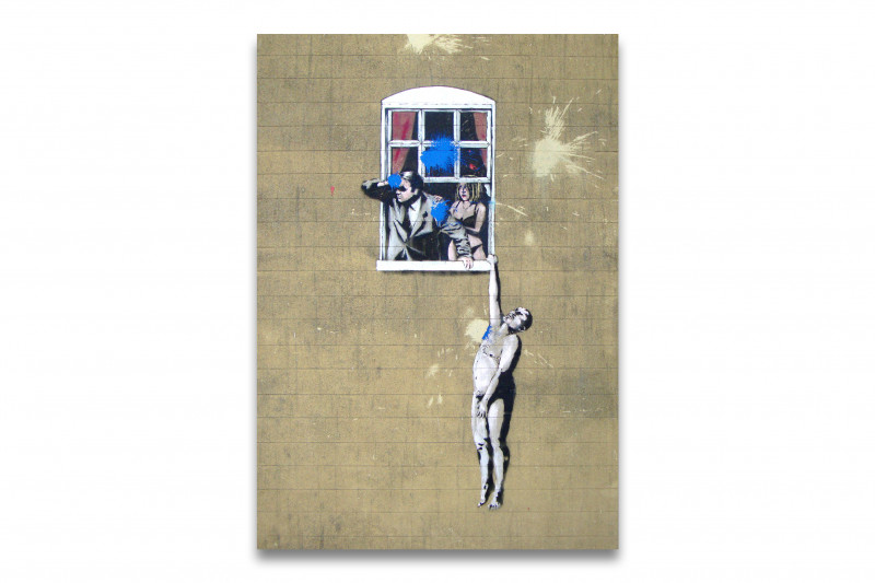 Banksy Naked Man