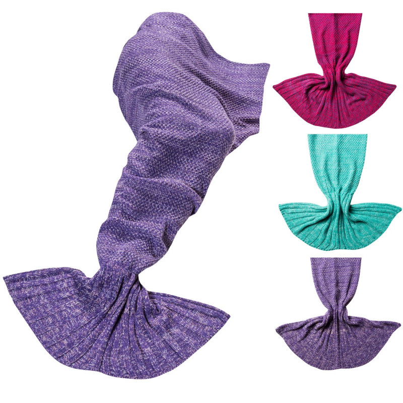 NEWYANG Meerjungfrau Flosse Decke Decke Meerjungfrau Kinder Kid Rosa Red Meerjungfrau Decke Rosa,Meerjungfrau Decke Kinder,Geschenke F/ür M/ädchen,Spielzeug F/ür M/ädchen