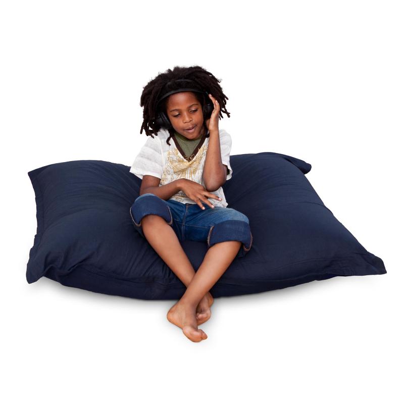Smoothy Sitzsack - Sitzkissen Cotton Jr. für Kinder - Blau