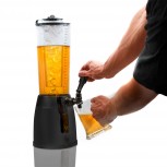 Biertower XXL Biersäule 4 Liter Getränkesäule mit Zapfhahn