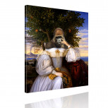 Kunstdruck - Klassisches Gemälde mit Twist - Prinzessin Gorilla