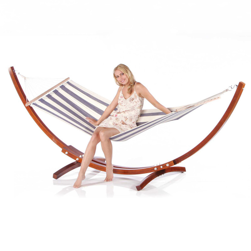 Hangematte Hangeliege Mit Gestell Aus Holz Geheimshop De
