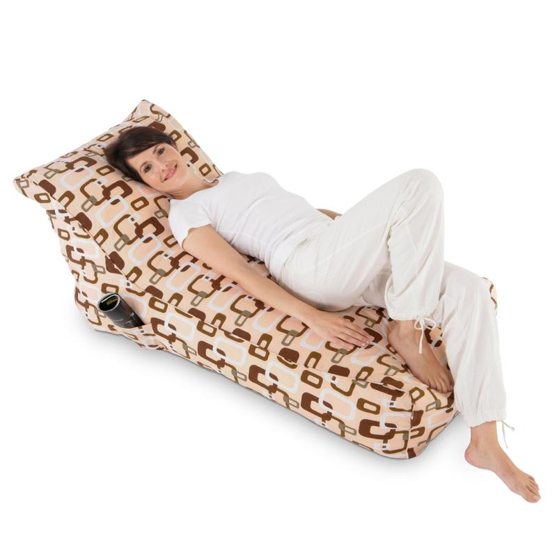 Sitzsack Lounge Daybed choc