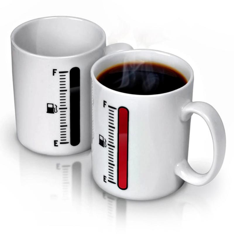 Thermo Tasse mit Thermoaktiver Füllstandsanzeige