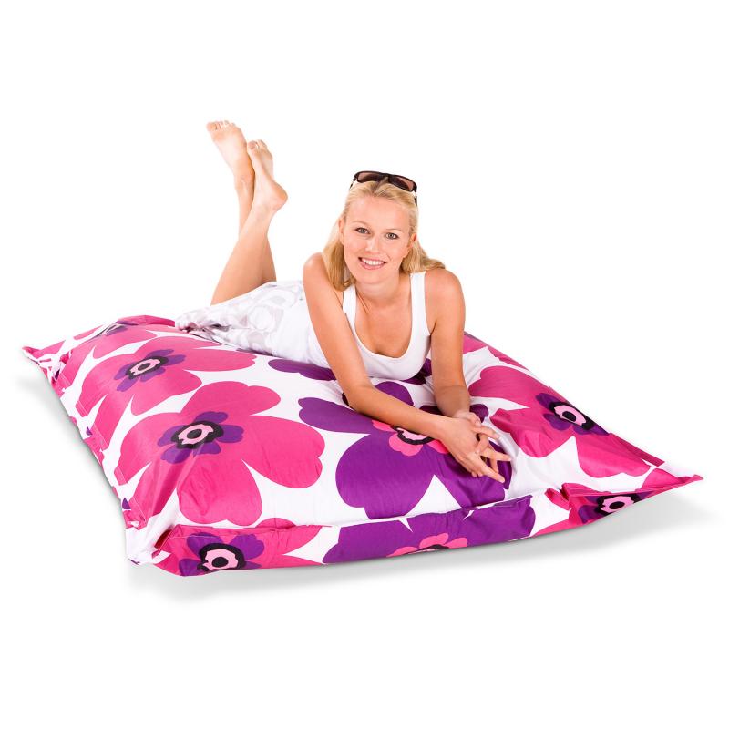 Sitzsack Floralia pink lila