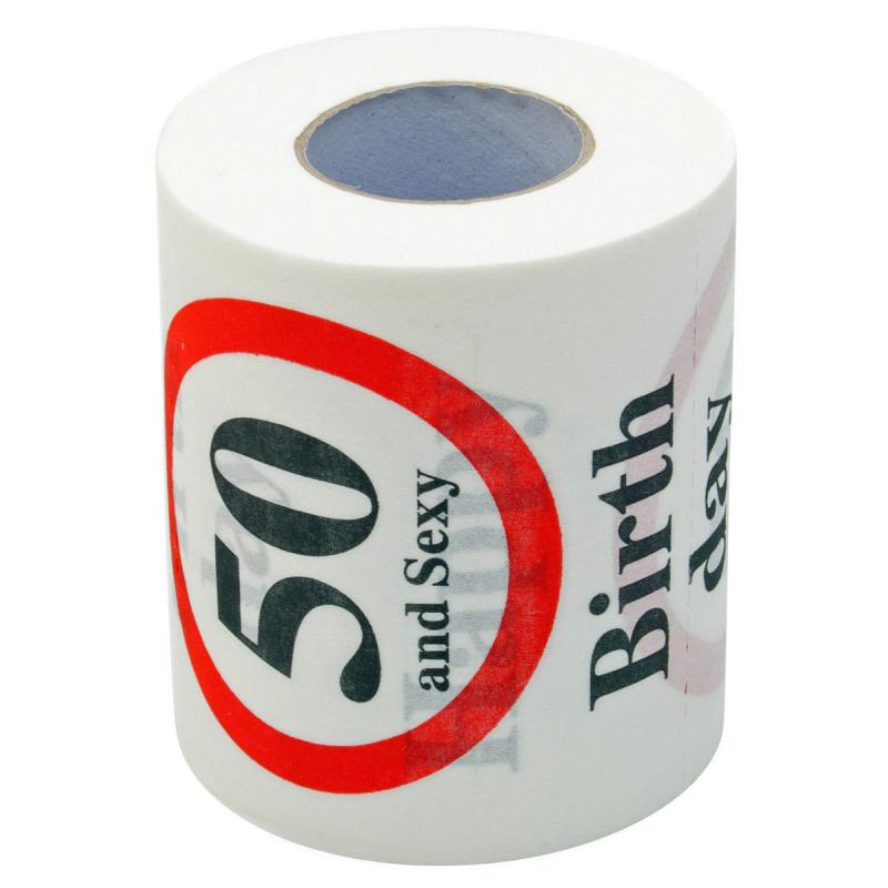 Toilettenpapier 50ster Geburtstag