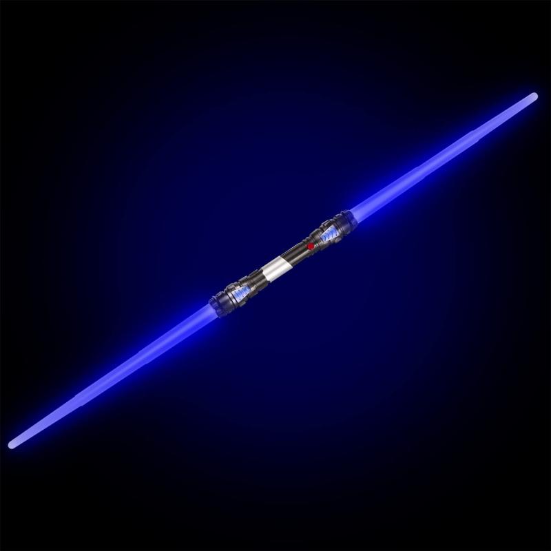 XXL Laserschwert - 140cm Doppel Lichtschwert mit Sound & Vibration