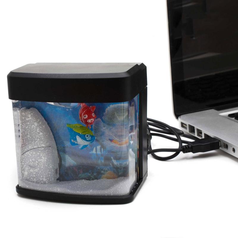 Usb Aquarium Mini Aquarium Mit Licht Fischen Geheimshop De