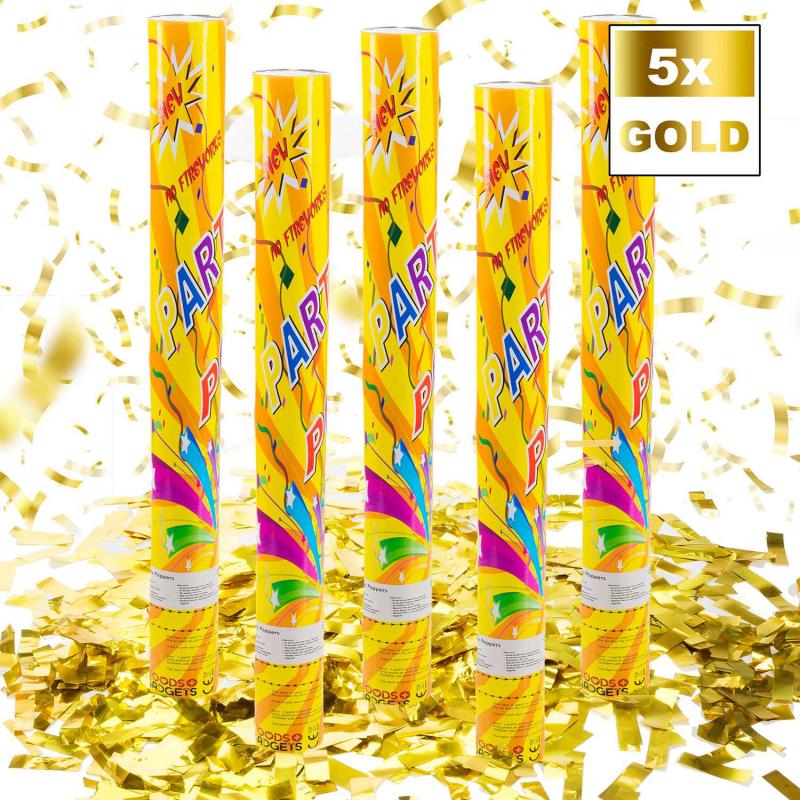 5 Stück Set Konfettikanonen XXL