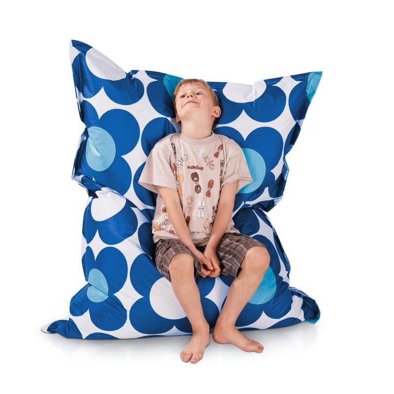 Sitzsack Junior Nightflower Blau