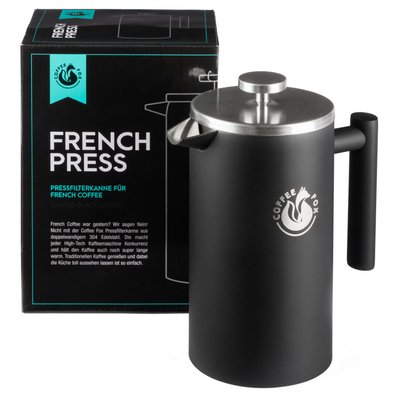 French Press Coffee Fox