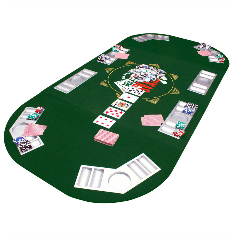 Pokertischauflage aus Filz in XXL