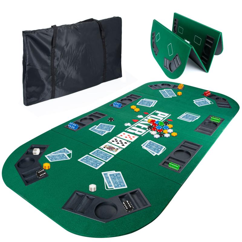 Pokertischauflage aus Filz in XXL