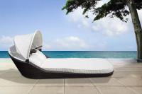 Rattan Sonneninsel aus Polyrattan Gartenmöbel