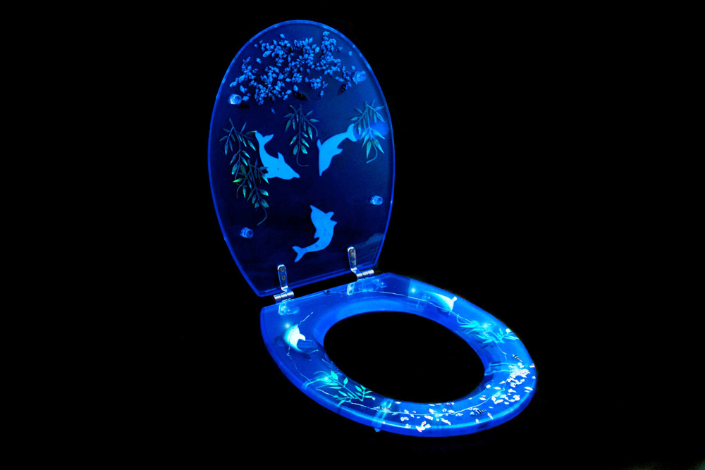 LED Toilettenbrille Klobrille mit 3D Beleuchtung